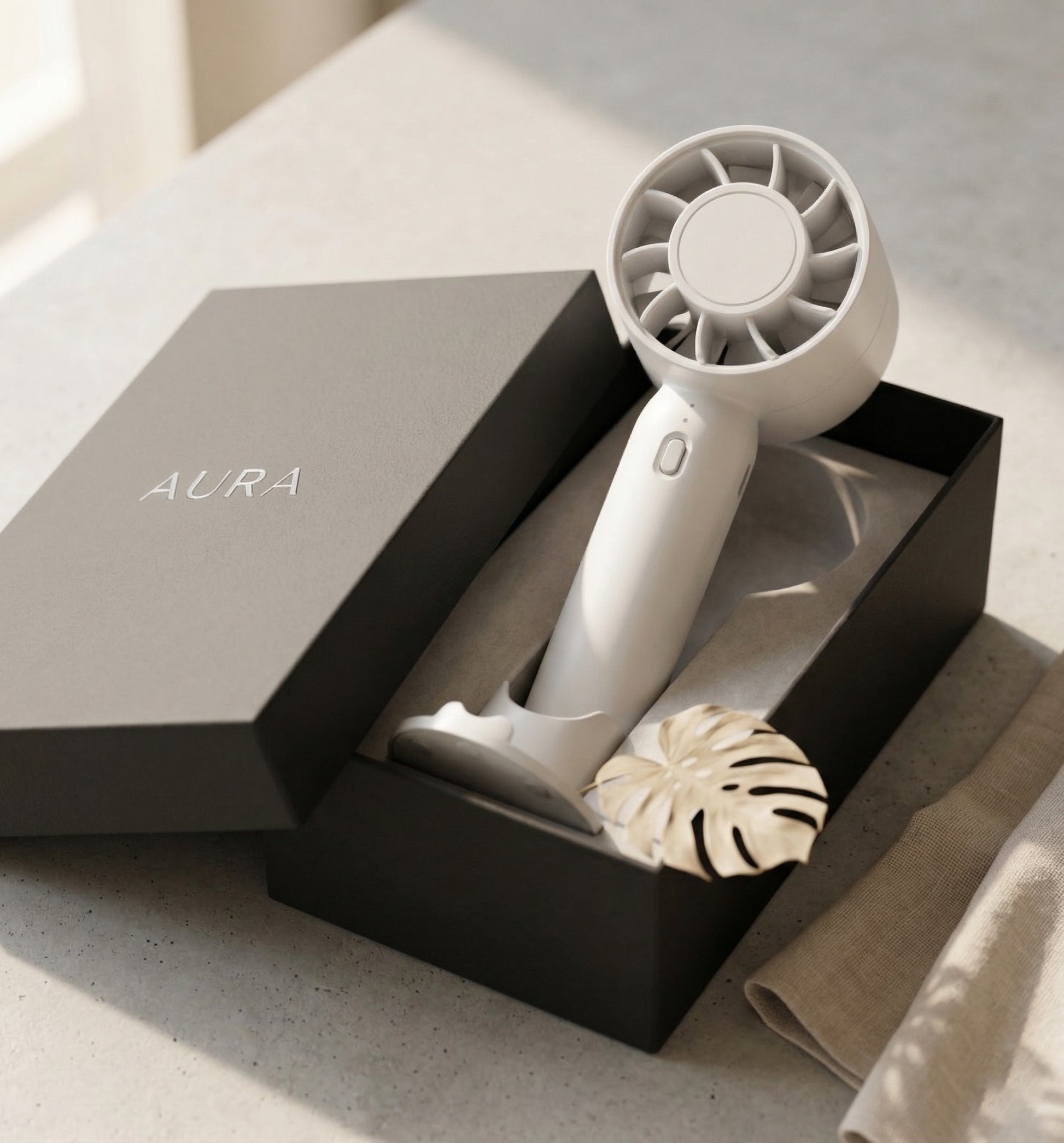  Mini Ventilateur silencieux blanc