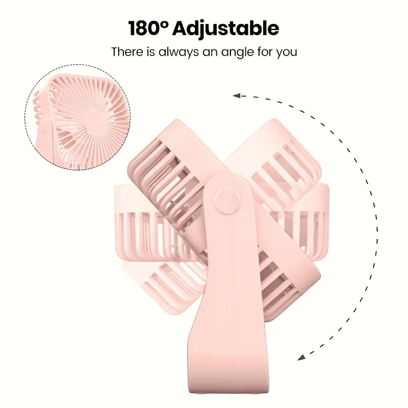 Mini Ventilateur Rose